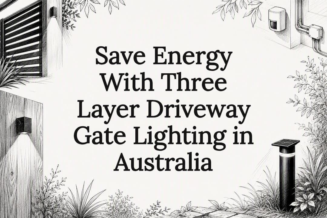 Save Energy With Three Layer Driveway Gate Lighting in Australia