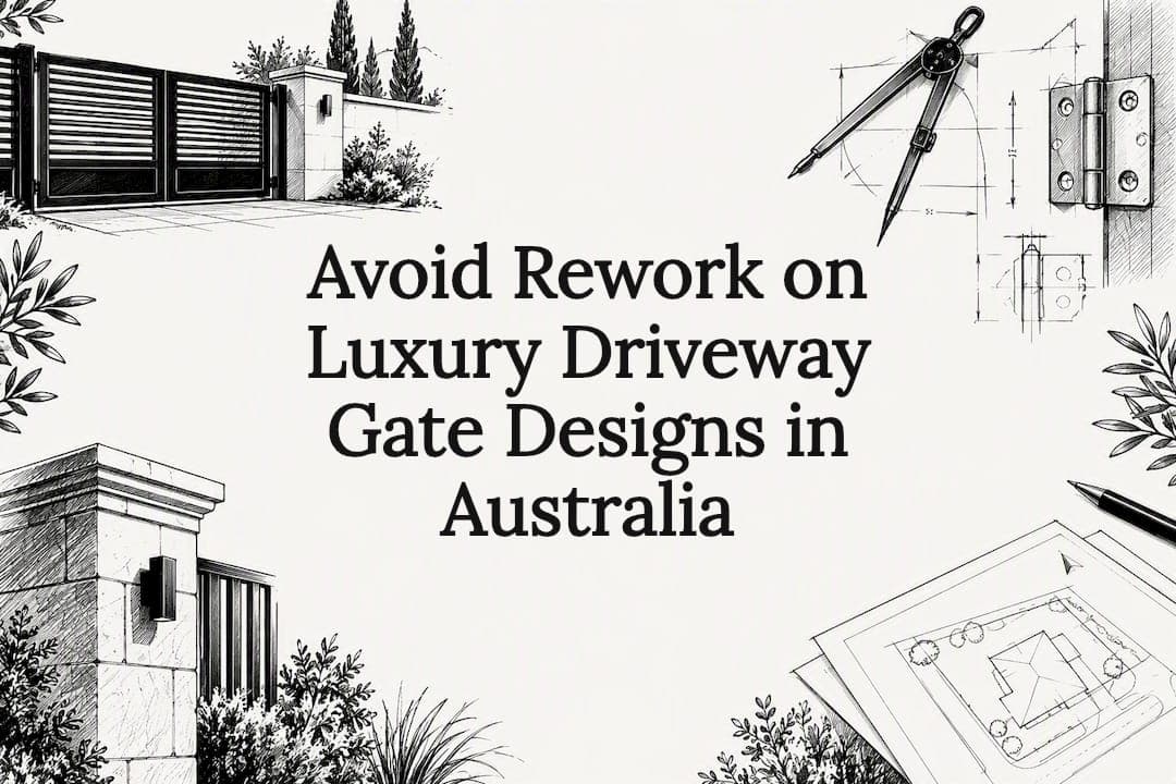 Avoid Rework on Luxury Driveway Gate Designs in Australia
