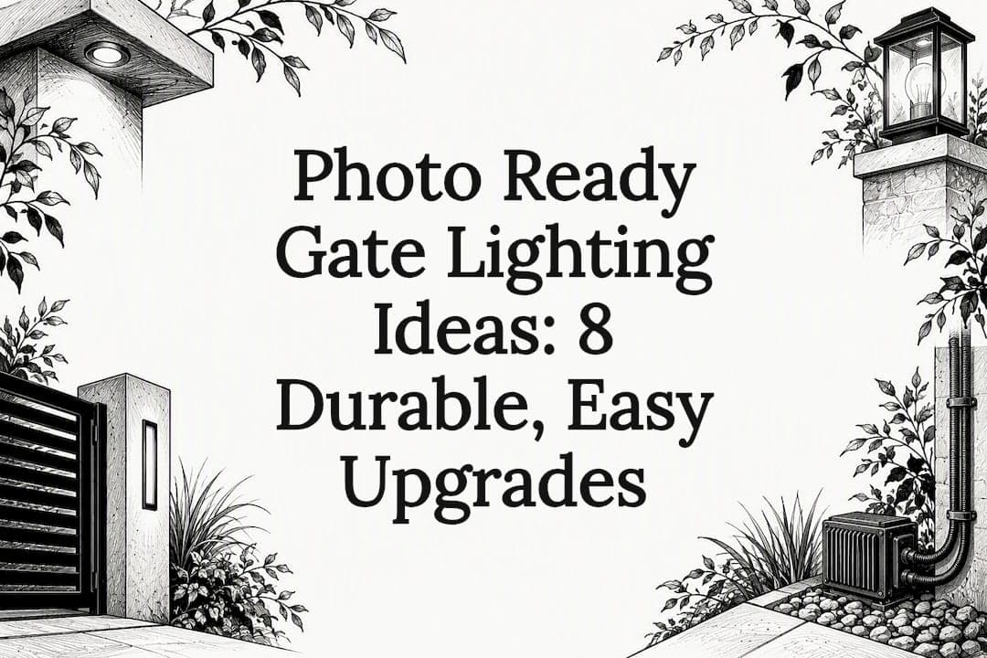 Photo Ready Gate Lighting Ideas: 8 Durable, Easy Upgrades