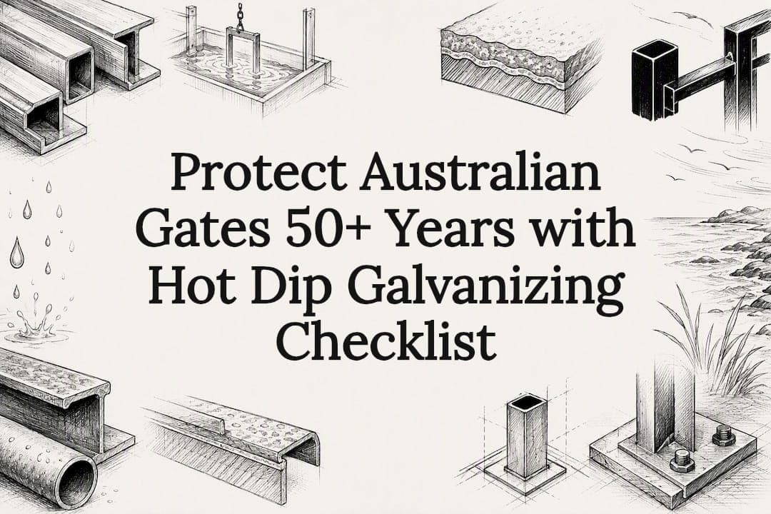 Protect Australian Gates 50+ Years with Hot Dip Galvanizing Checklist
