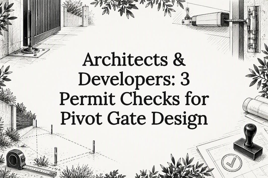 Architects & Developers: 3 Permit Checks for Pivot Gate Design