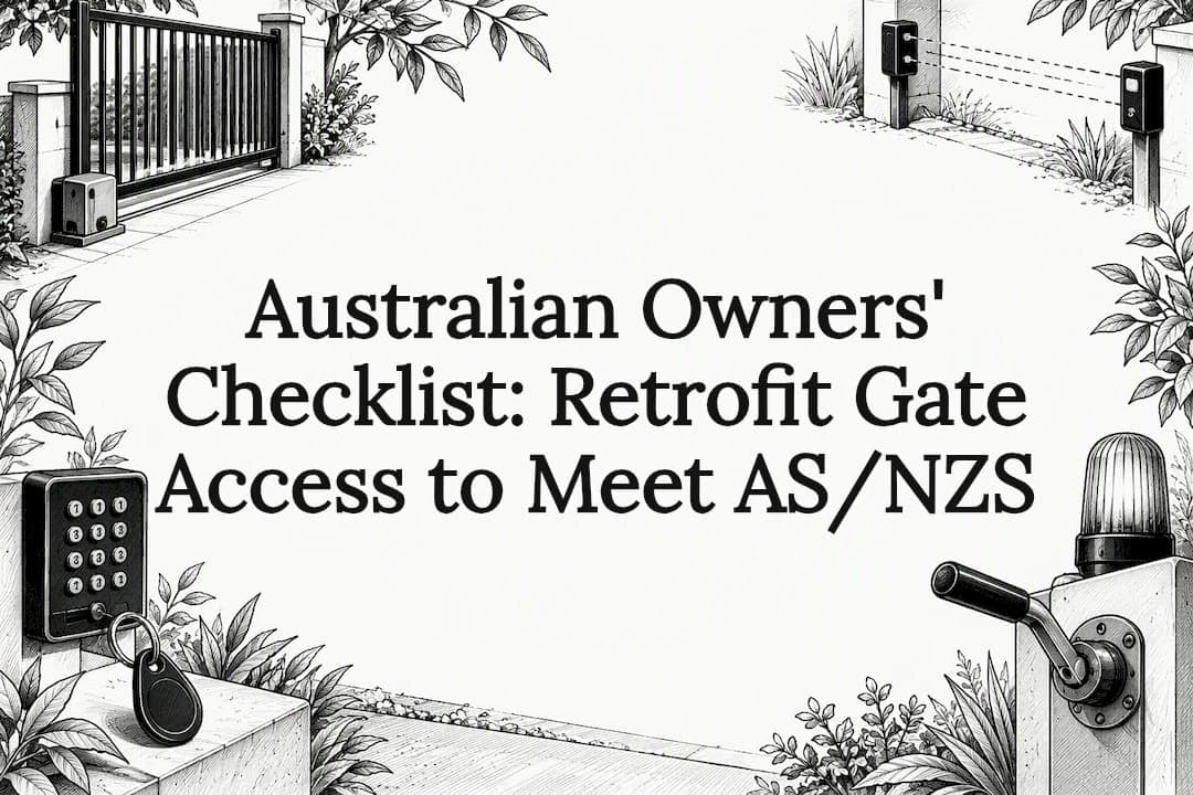 Australian Owners' Checklist: Retrofit Gate Access to Meet AS/NZS