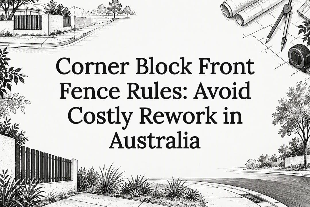 Corner Block Front Fence Rules: Avoid Costly Rework in Australia