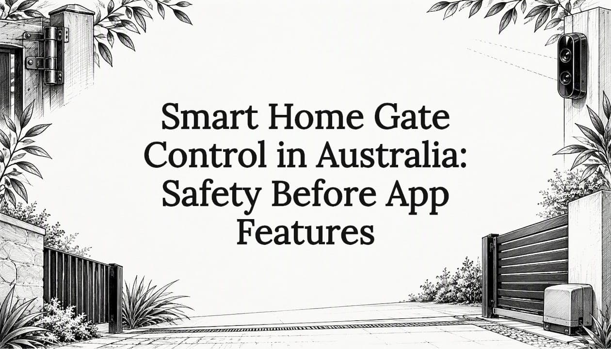 Smart Home Gate Control in Australia: Safety Before App Features