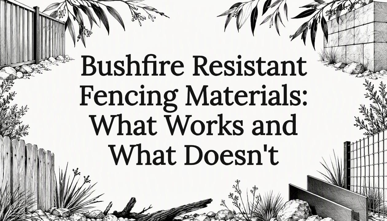 Bushfire Resistant Fencing Materials: What Works and What Doesn't